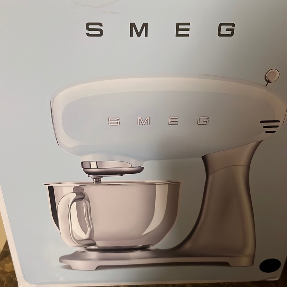 Smeg light blue mixer